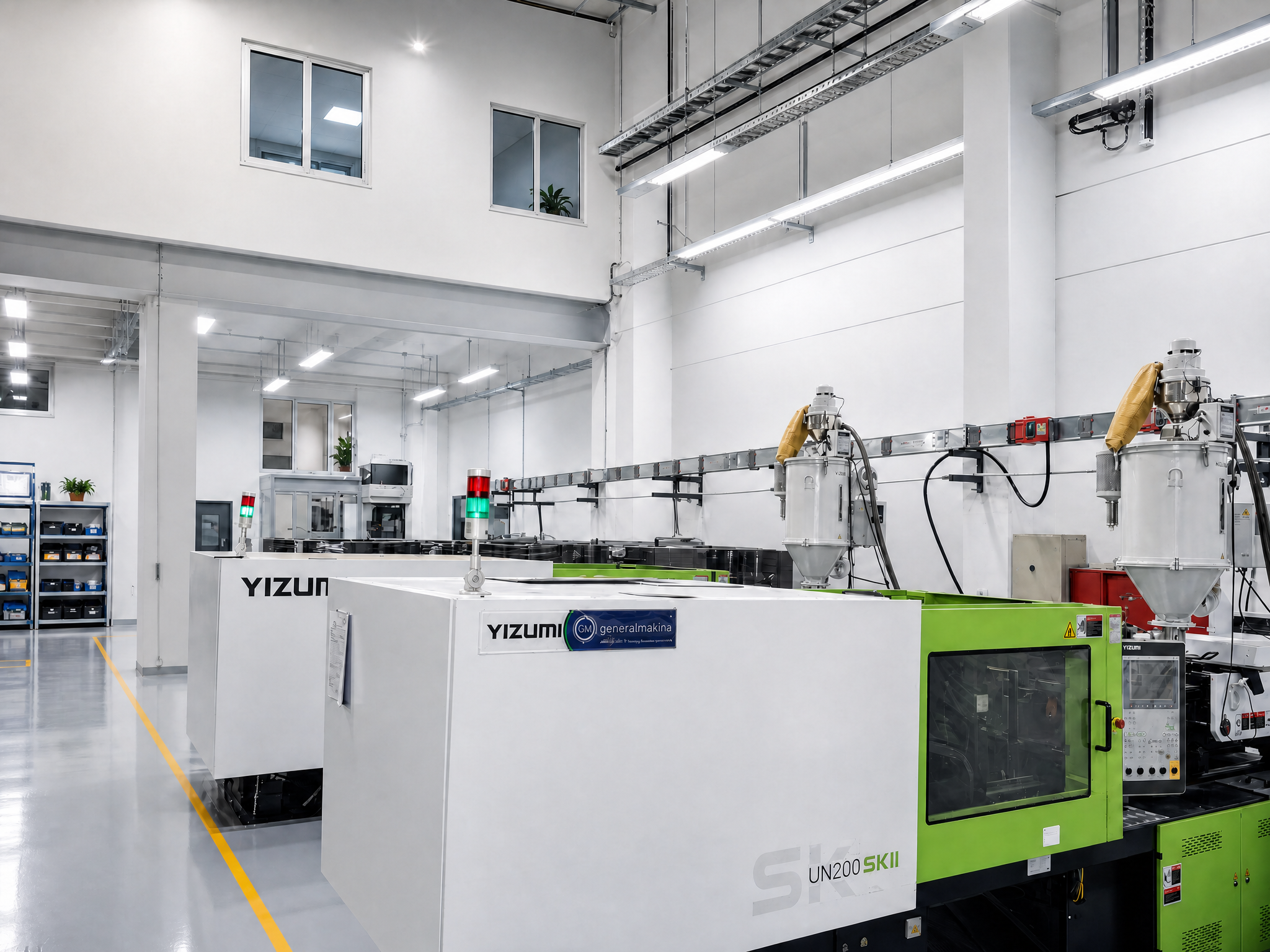 Mepstec Plastik üretim tesisi - Yizumi enjeksiyon makineleri
